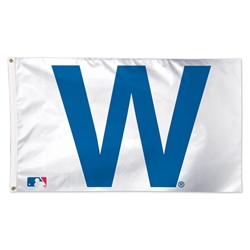Chicago Cubs Deluxe 3' x 5' "W" Flag with Grommets