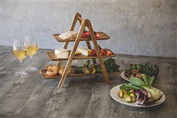 Acacia Wood Serving Ladder – 3 Tiered Serving Station