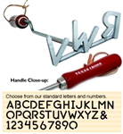 Custom Branding Iron, 2-3 Letters