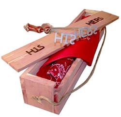 "His and Hers" Branding Iron Gift Set w/ Cedar Box