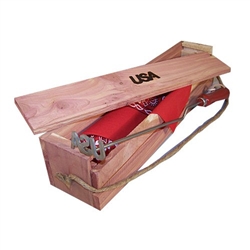 USA Branding Iron Gift Set w/ Cedar Box
