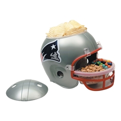 New England Patriots NFL Deluxe Football Snack Helmet