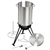 Eastman #37069 7 Pc Stainless Steel Turkey Fryer Set