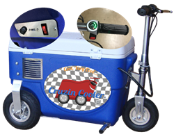 1,000 Watt Motorized Cooler Scooter