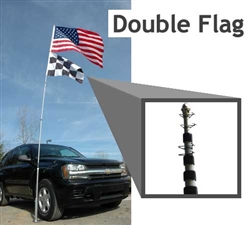 20' Telescoping Flag Pole only