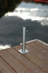Dock/Deck Mount for Lightweight Telescoping Flagpole