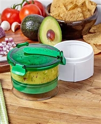 New! - The Guac-Lock  - Keeps Guacamole from Browning